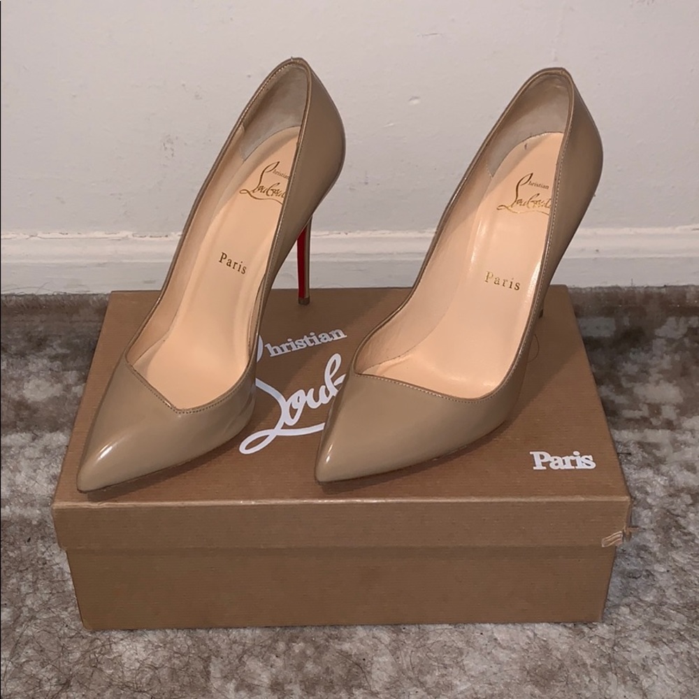 Christian Louboutin Corneille Nude Heels